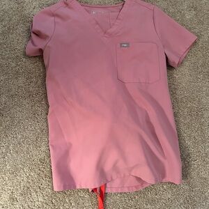 Pink figs scrubs